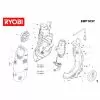 Ryobi EHP1037 Spare Parts List Type: 11000079953