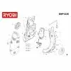 Ryobi EHP1236 Spare Parts List Type: 11000019309