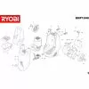 Ryobi EHP1240 Spare Parts List Type: 15133000879