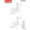 Ryobi EHP1560 Spare Parts List Type: 15133000883