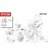 Ryobi EHP1660 Spare Parts List Type: 15133000885