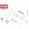 Ryobi EHT150V150W LOCKING PIN 5131031034 Spare Part Serial No: 4000444715