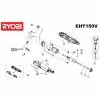 Ryobi EHT150V Spare Parts List Type: 5133000754