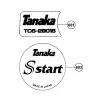 Tanaka TCS-2801SC Spare Parts List