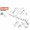 Homelite HBC30SBS Spare Parts List Type: 5134000008