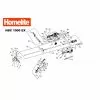Homelite HBC1000EX Spare Parts List Type: 5134000001