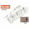 Homelite HBL26BP Spare Parts List Type: 5134000010
