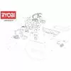 Ryobi OBV18 WASHER Item discontinued (5131033262) Spare Part Serial No: 4000462497