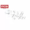 Ryobi OCS1825 Spare Parts List Serial No: 4000444873
