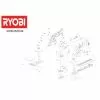 Ryobi OGS1822 KNOB 5131008432 Spare Part Serial No: 4000462044