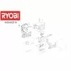 Ryobi OSS1800 MOTOR 5131041339 Spare Part Serial No: 4000462516