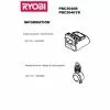 Ryobi PBC3046B Spare Parts List 