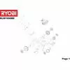 Ryobi RLM1956ME LEVER Item discontinued (5131027883) Spare Part Serial No: 5133001704