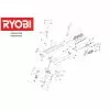 Ryobi RBC1226I Tri-Arch Brushcutter Blade 255MM X 3.0MM X 3 TEETH Spare Part Exploded Parts Diagram