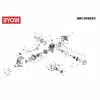Ryobi RBC30SBSC NUT 5131001059 Spare Part Type: 5133002409 Exploded Parts Diagram