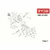 Ryobi RBC30SES HANDLE 5131001995 Spare Part 