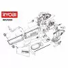 Ryobi RBV2200 WHEEL RBV2200 Item discontinued Spare Part 