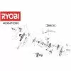 Ryobi RCS1835B POWER CORD 5131042000 Spare Part Serial No: 4000475350