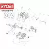 Ryobi RCT18C0 FLANGE 5131043971 Spare Part Serial No: 4000475493