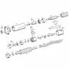 REMS Tiger ANC pneumatic Roller guide 562106 Spare Part