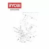Ryobi RLM18C32S25 BUTTON 5131037020 Spare Part Serial No: 4000444658