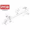 Ryobi OLT1831H BRACKET 5131039547 Spare Part Serial No: 4000462079