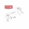 Ryobi RLT1830CD3H HANDLE 5131035321 Spare Part Type: 5133001749 Exploded Parts Diagram
