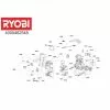 Ryobi RPW120B WARNING PLATE 5131040783 Spare Part Serial No: 4000462548