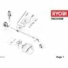 Ryobi RBC26SBB wrench 5131001815 Spare Part Type: 5133001883