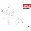 Ryobi RBC30SBSB BASE PLATE 5131009213 Spare Part Type: 5133001885