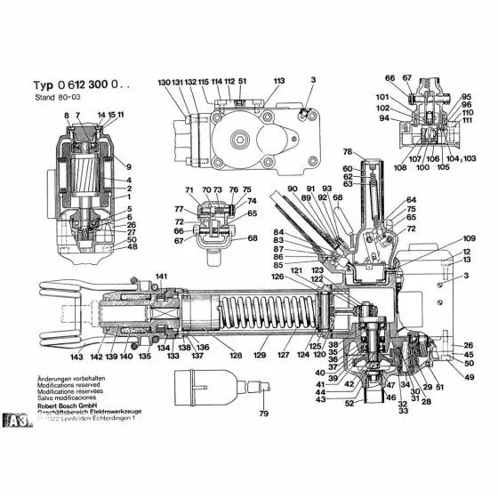 Bosch 3221L Torx Oval-Head Screw 4x16 2603490022 Spare Part Type: 0 603 221 534