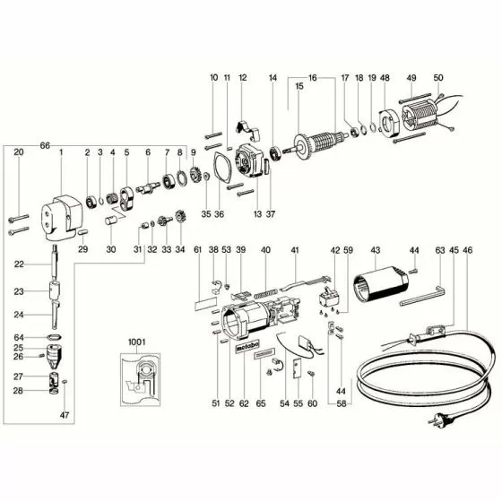 Metabo KN 6875 Spare Parts List Type: 6875193