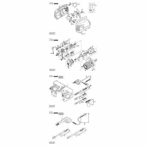 Bosch AHR 1000 AS SELF-CUTTING SCREW M4x10 MM F016102400 Spare Part Type: 600806003