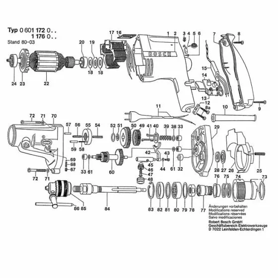 Bosch 601172001 CAPSULE 2600521016 Spare Part Type: 