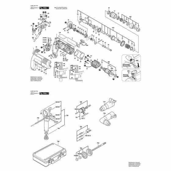 Bosch 3210611210572 Spare Parts List 