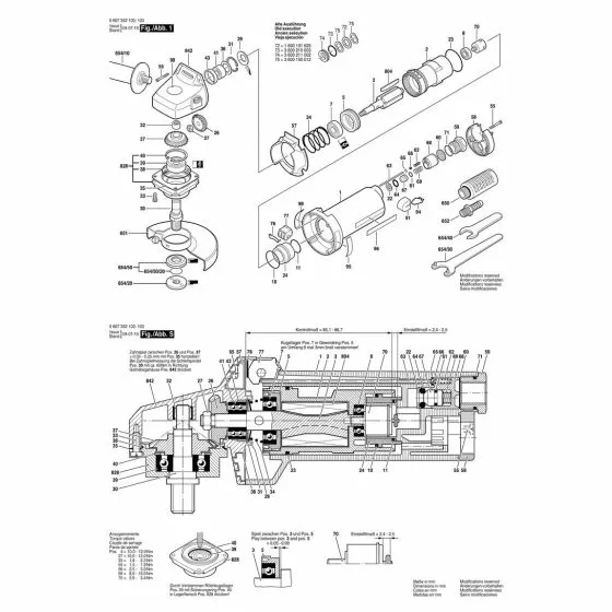 Bosch 550 WATT-SERIE HEX NUT 1603300017 Spare Part Type: 607352102
