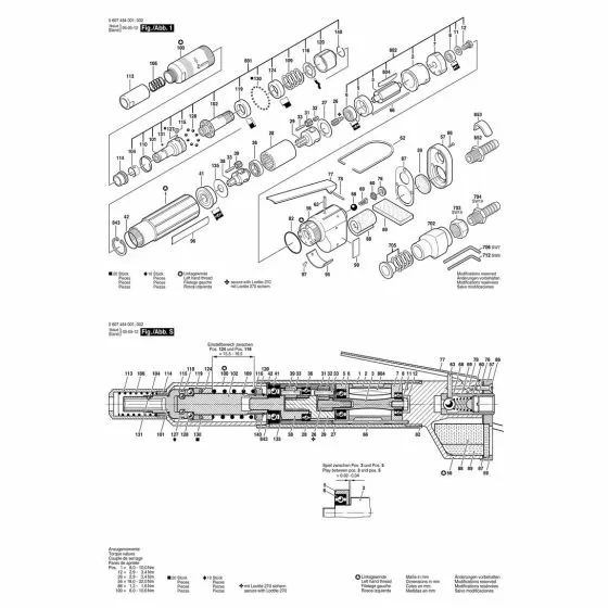 Bosch 120 WATT-SERIE Spare Parts List Type: 607454004