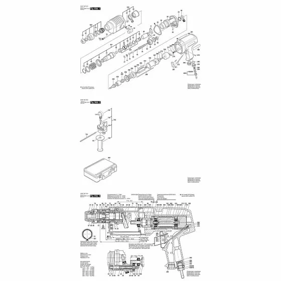 Bosch 320-070 Spare Parts List Type: 611210070