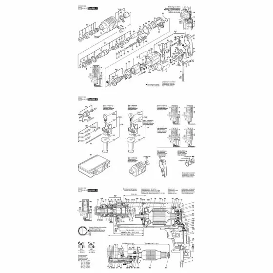 Bosch GBH 18 V-Li REFERENCE PLATE 1611110Z84 Spare Part Type: 3611J04300