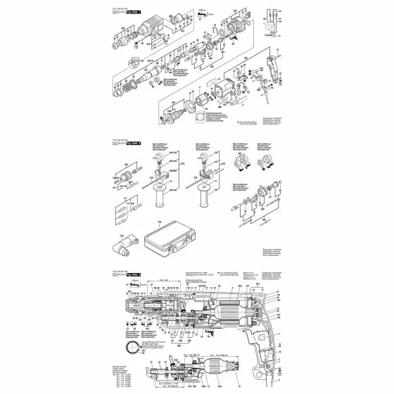 Bosch GBH 24 V FASTENING FLANGE 1610120024 Spare Part Type: 611213041