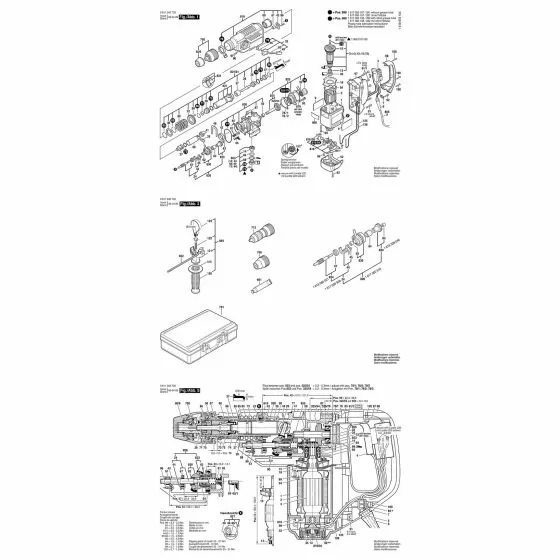 Bosch GBH 36 VF-LI COMPRESSION SPRING 1614643016 Spare Part Type: 3611J01R00
