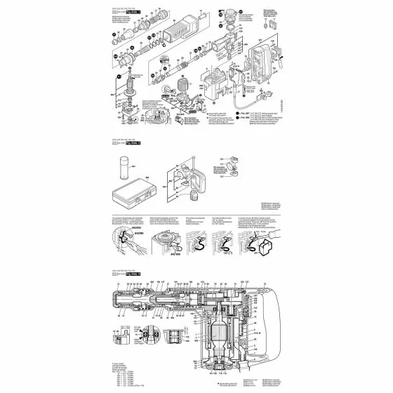 Bosch BCDH-11 Type: 611316761 Spare Parts List
