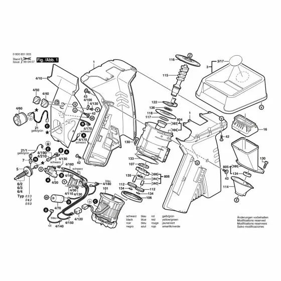 Bosch AXT 16-30 Scraper 1601329030 Spare Part Type: 0 600 851 003