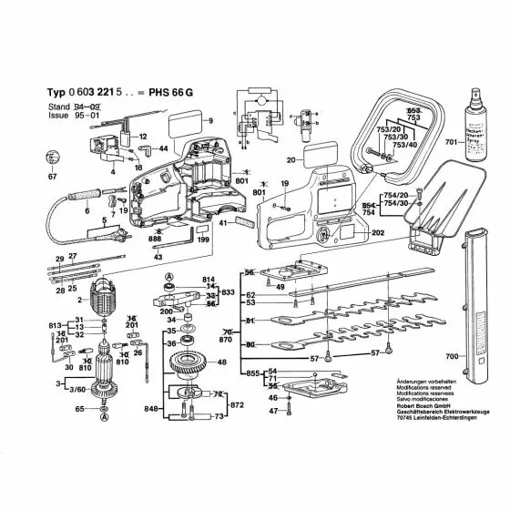 Bosch 3221L Brush Holder 2604330016 Spare Part Type: 0 603 221 534