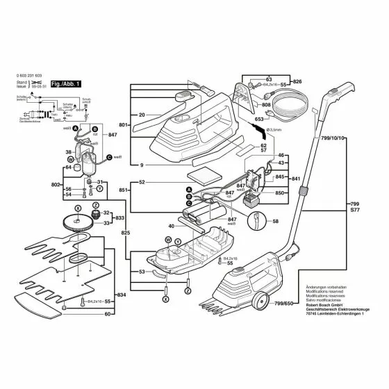 Bosch AGS 10-6 Parts Set 2 PIECE 2607010227 Spare Part Type: 0 603 231 648