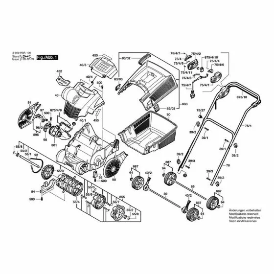 Bosch AVR 1100 CUTTER F016103911 Spare Part Type: 3600H8A100