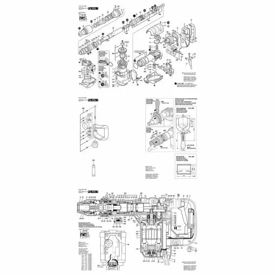 Bosch HSH 10 Type: 612312021 Spare Parts List