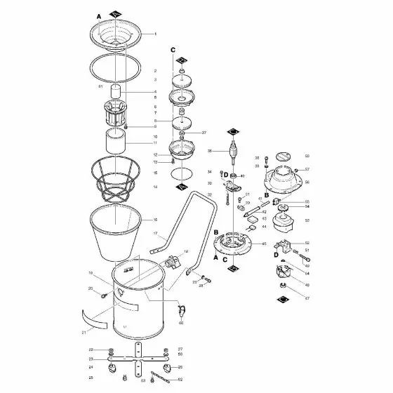 Makita 403 WASHER 10 403 315776-9 Spare Part