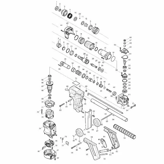 Makita HK1820L Spare Parts List