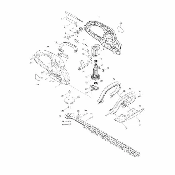 Makita UH4861 FLAT WASHER 8 253777-8 Spare Part